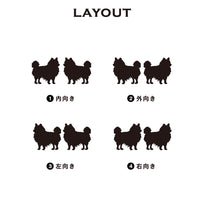 カーステッカー 2頭