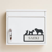 表札・シルエットプレート(3頭飼い用)