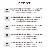 タイル表札 六角形