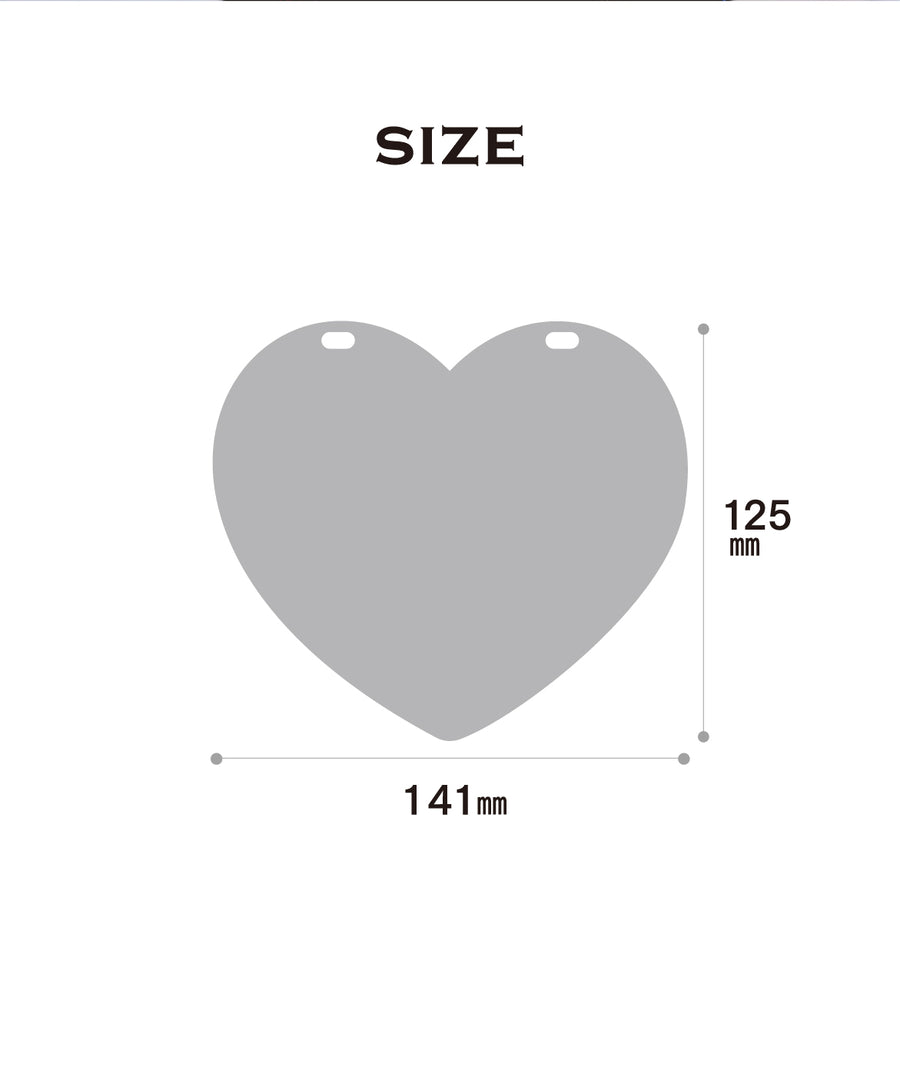 カートプレート ハート型（34種）