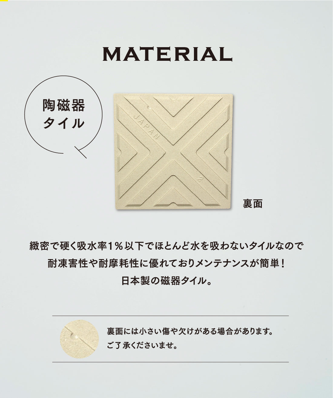 タイル表札 94ミリ