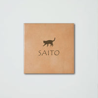 タイル表札 144ミリ テラコッタ風